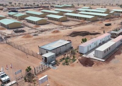 View of the extension of the camp, known as the ‘Camp Lida’